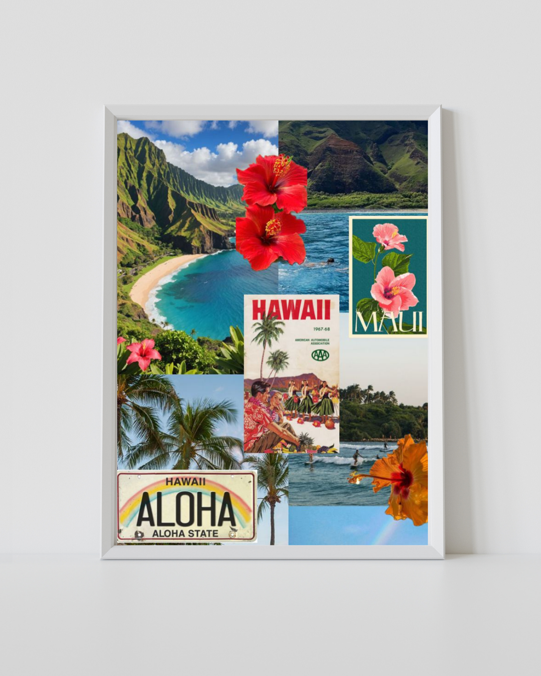 Hawaii Aloha Travel Poster