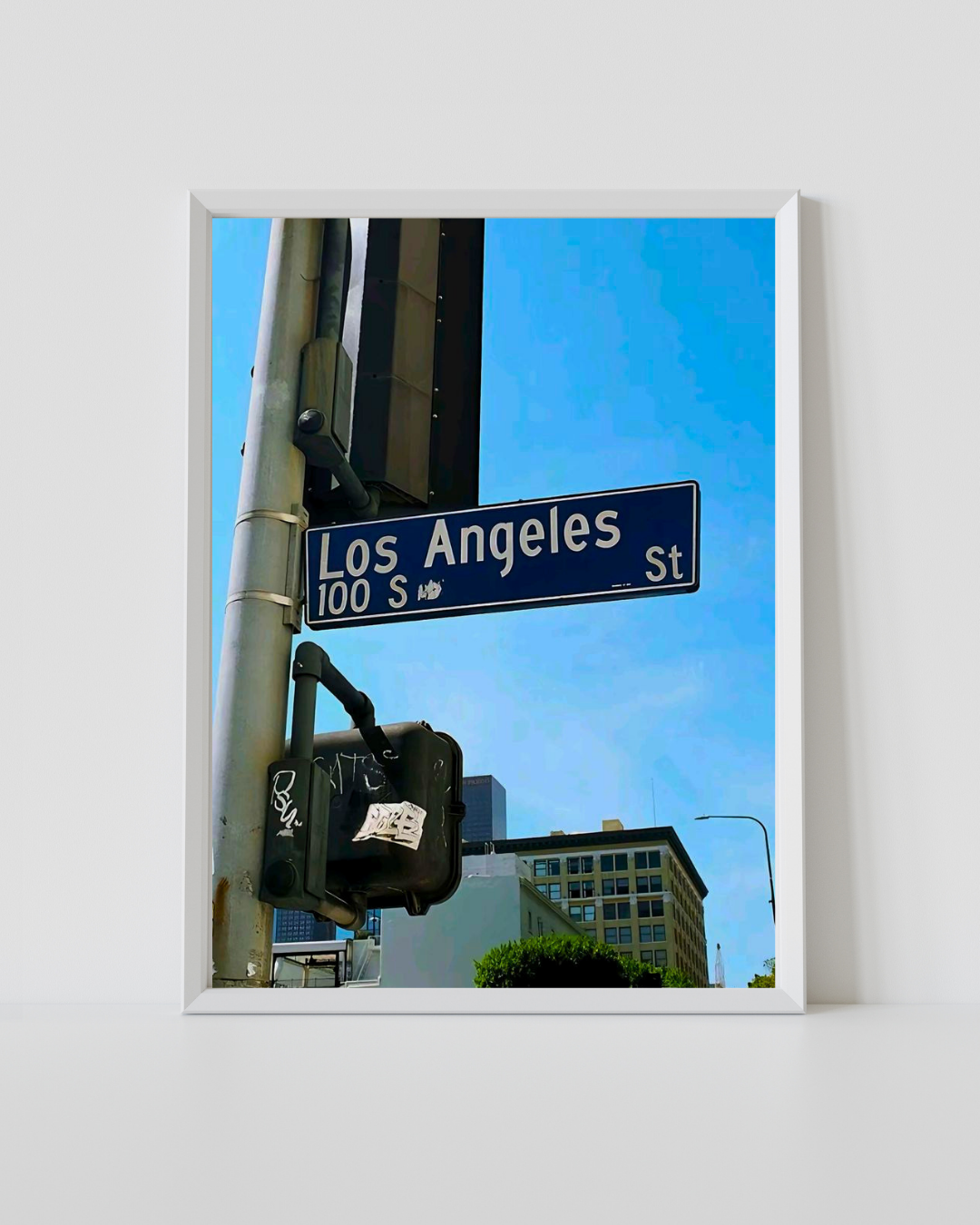 Los Angeles Street Sign Travel Poster