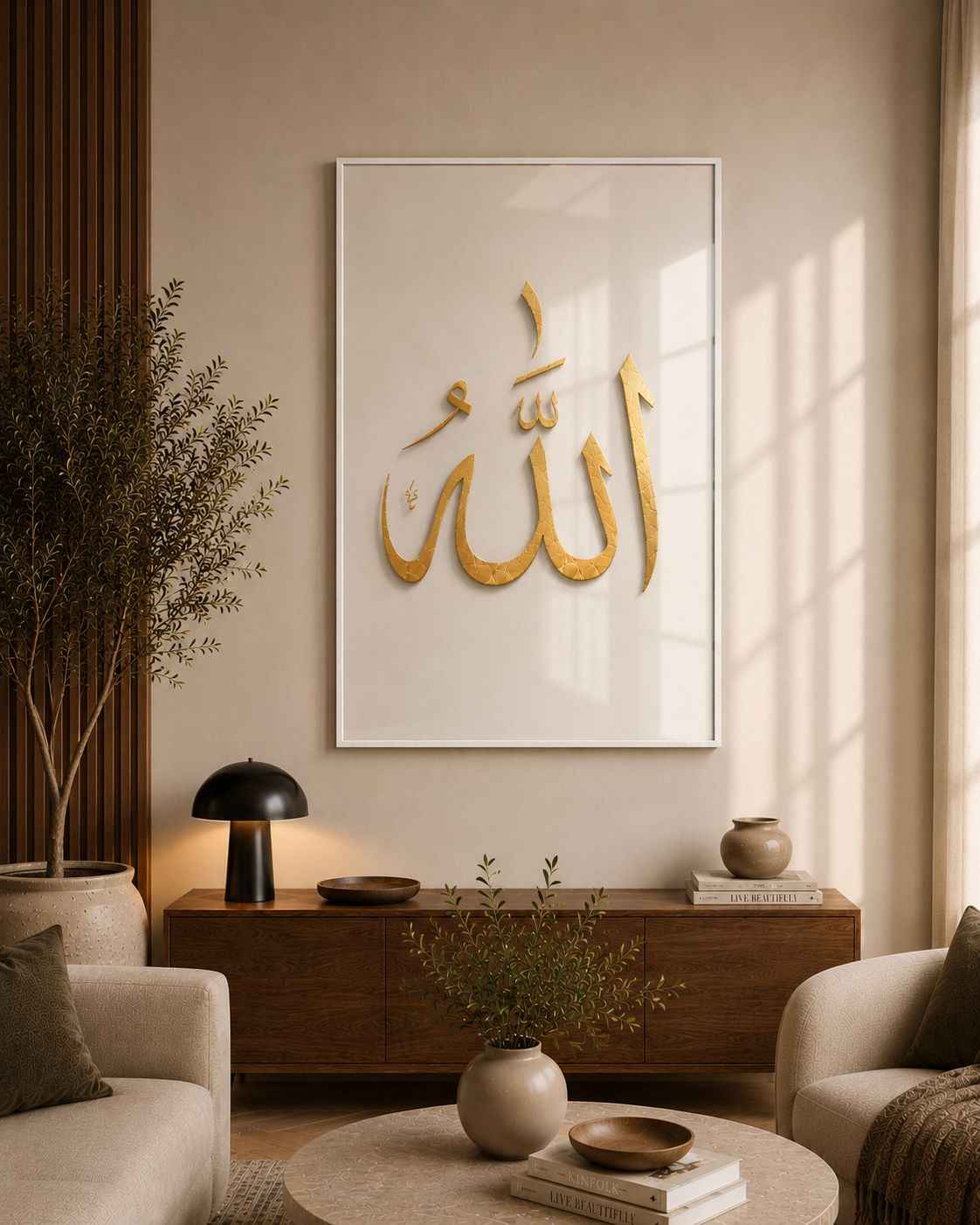 Allah Calligraphy | Islamic Wall Art