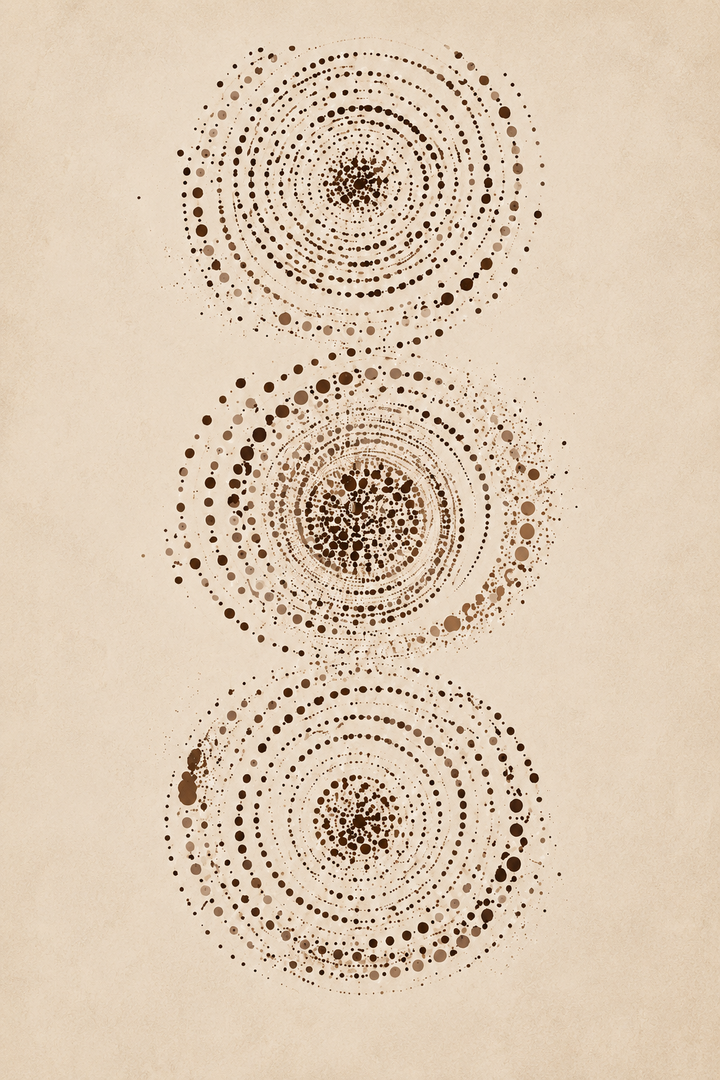 Celestial Echo Arte Abstracto de Pared