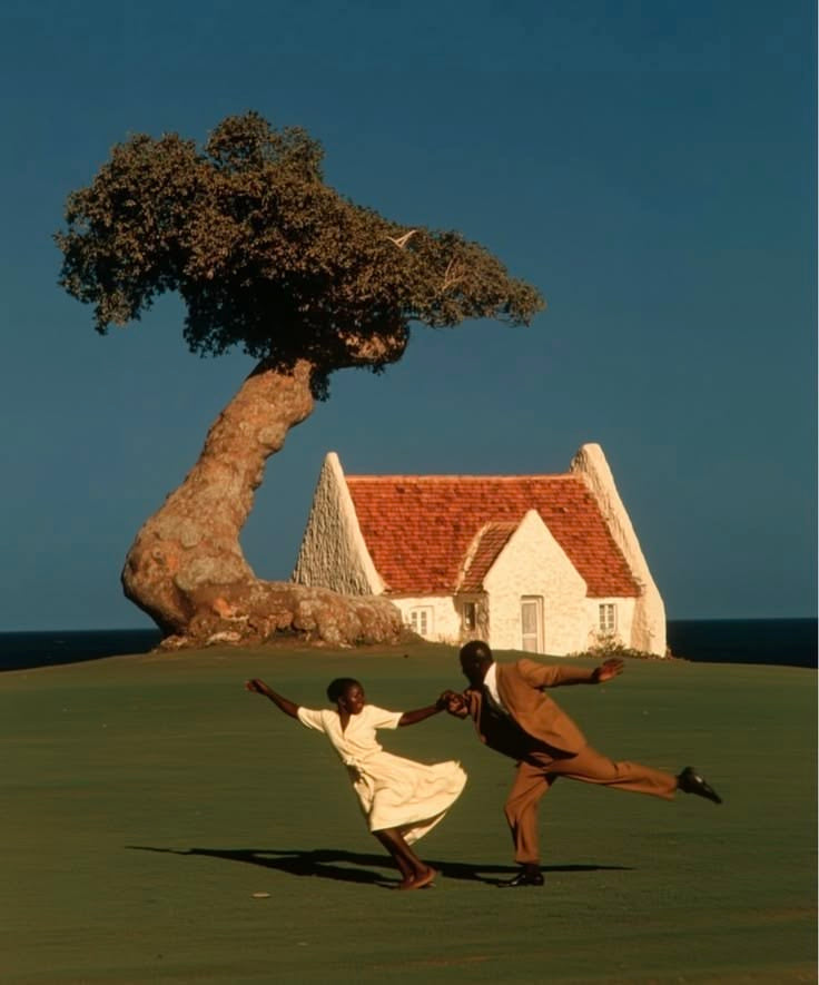 Dance by the Sea - Lámina figurativa costera