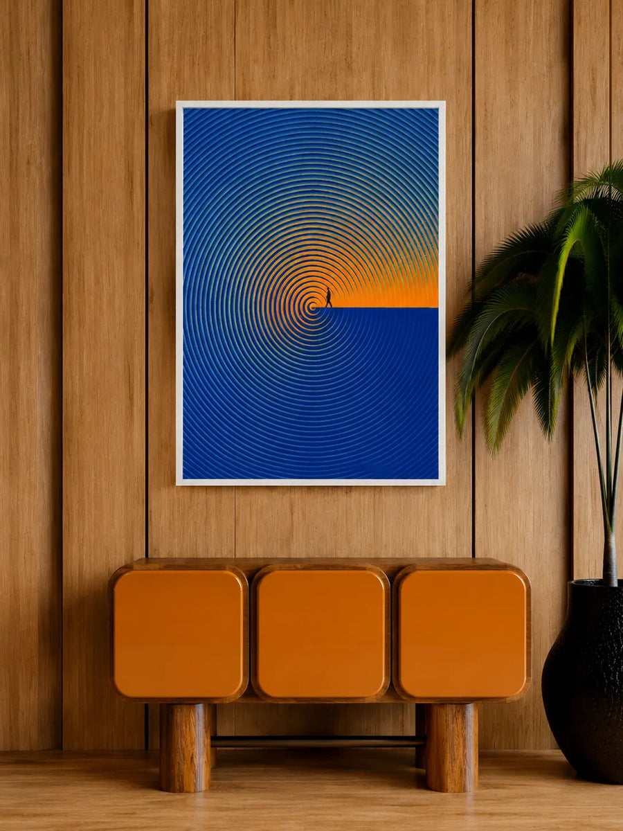 Póster enmarcado de arte mural de JoffzArt