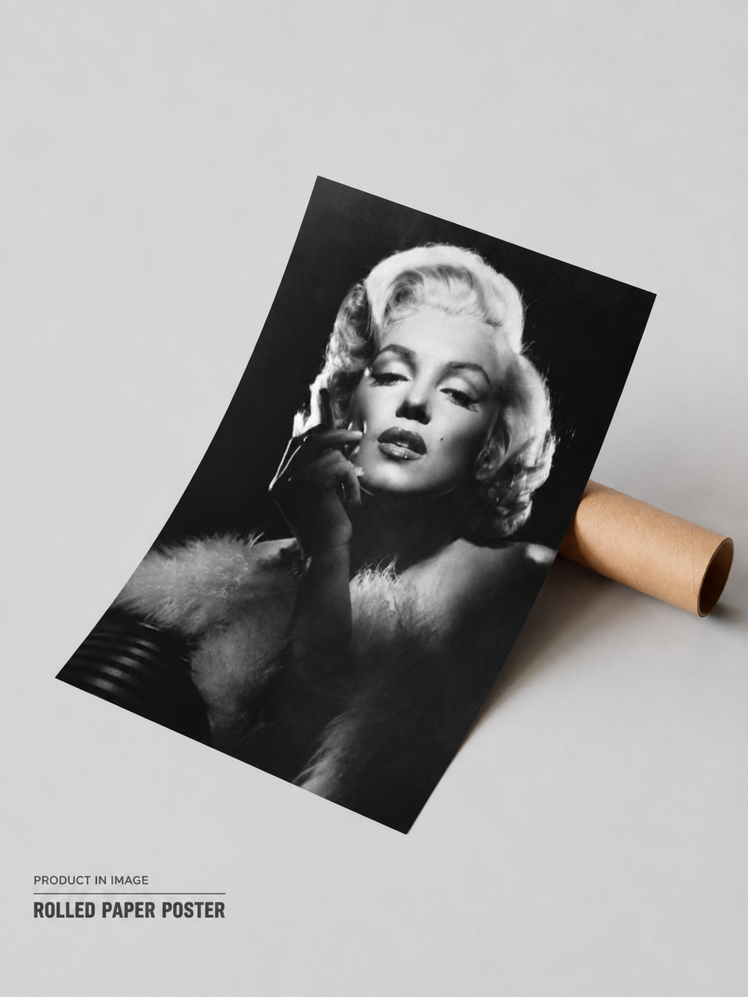 Marilyn Monroe Schwarz-Weiß-Poster