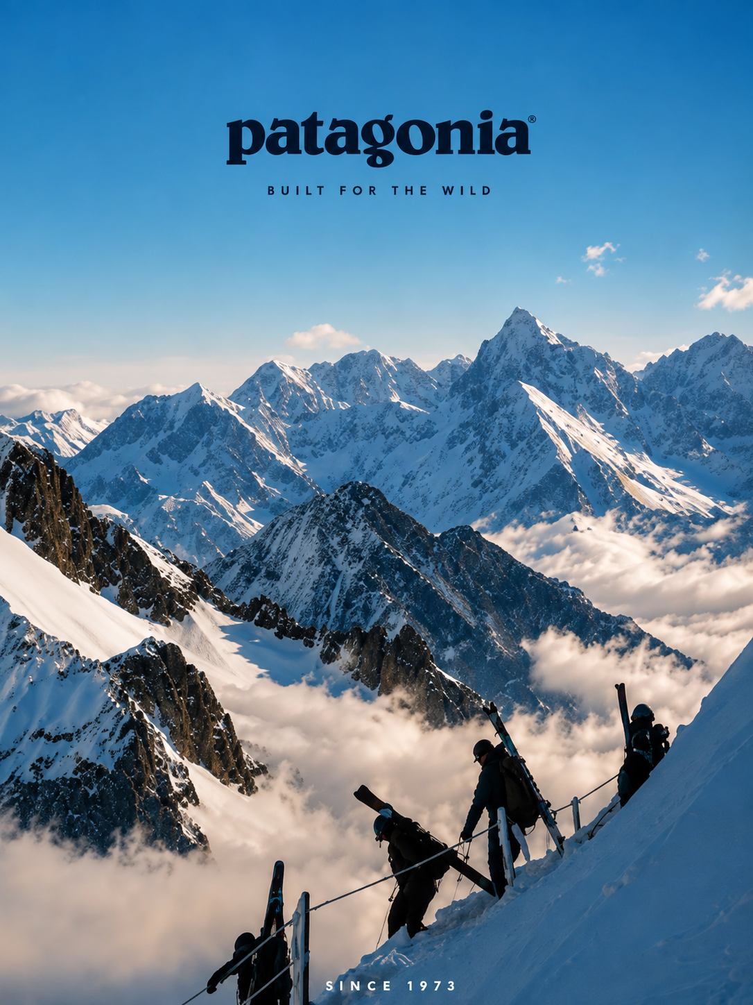 Patagonia Alpine Ski - Póster de esquí