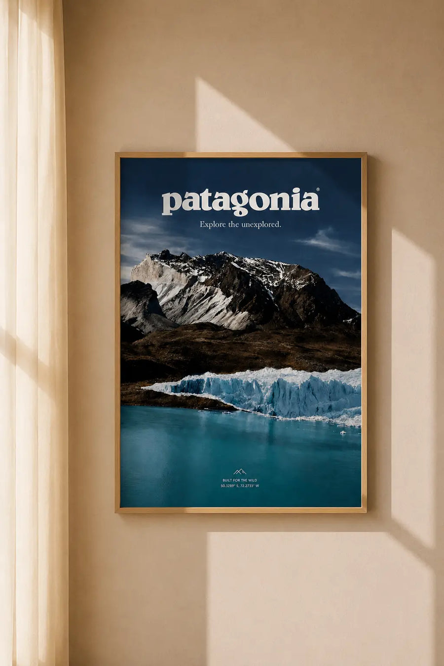 Patagonia Glacier - Póster de paisaje glaciar