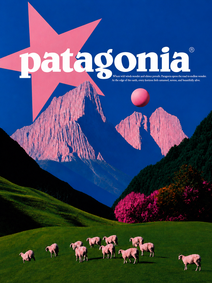 Pastel Horizons Patagonia Wall Art