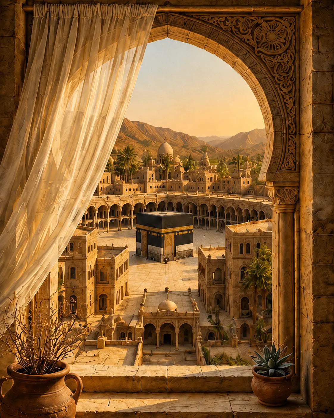 Mecca Horizon Islamic Wall Art