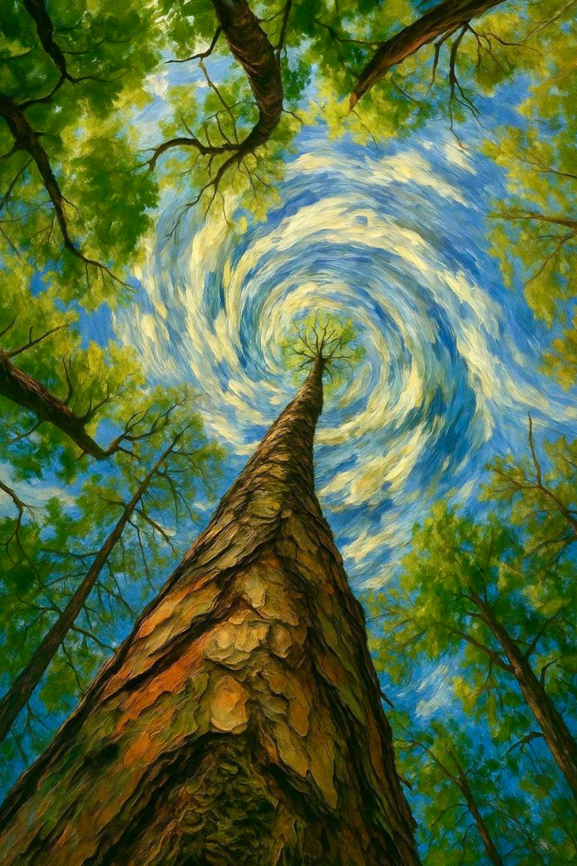 Skyward Spiral Forest