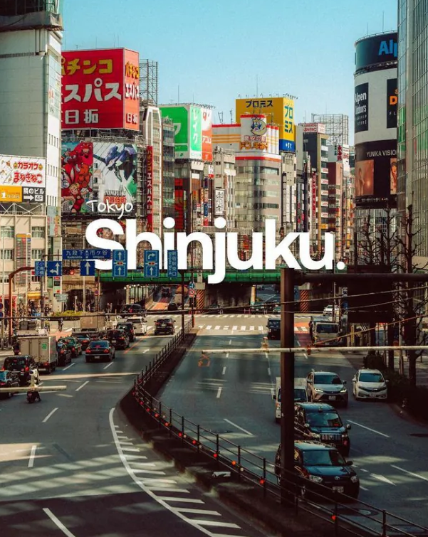 Tokyo Shinjuku City - Póster urbano
