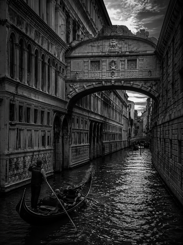 Black and White Architecture Art Print displayed as historic city wall art in a warm minimalist interior