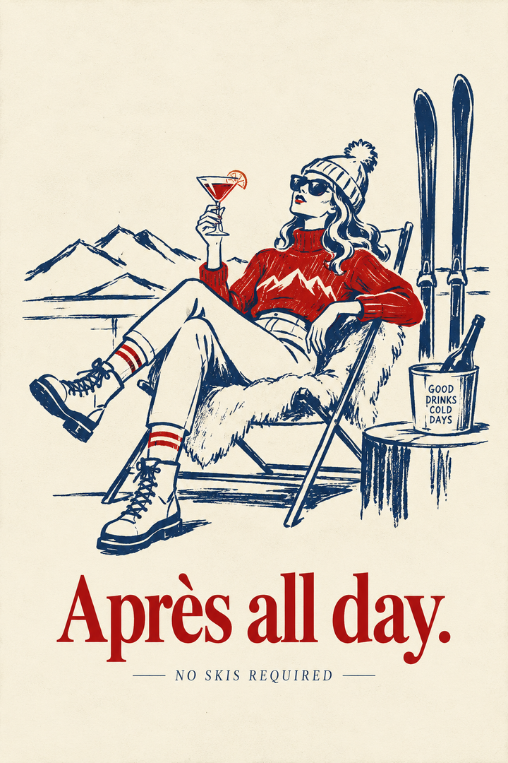 Après All Day Kayak Bar Duvar Posteri