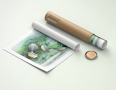 Rolled print tube