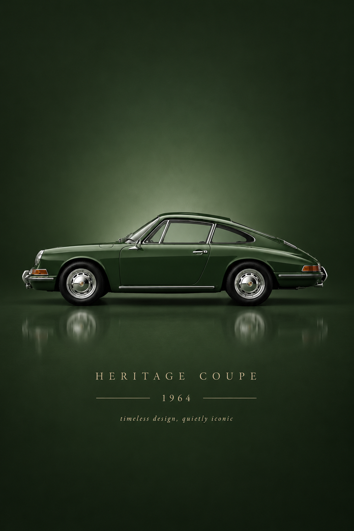 Classic Sports Car Poster