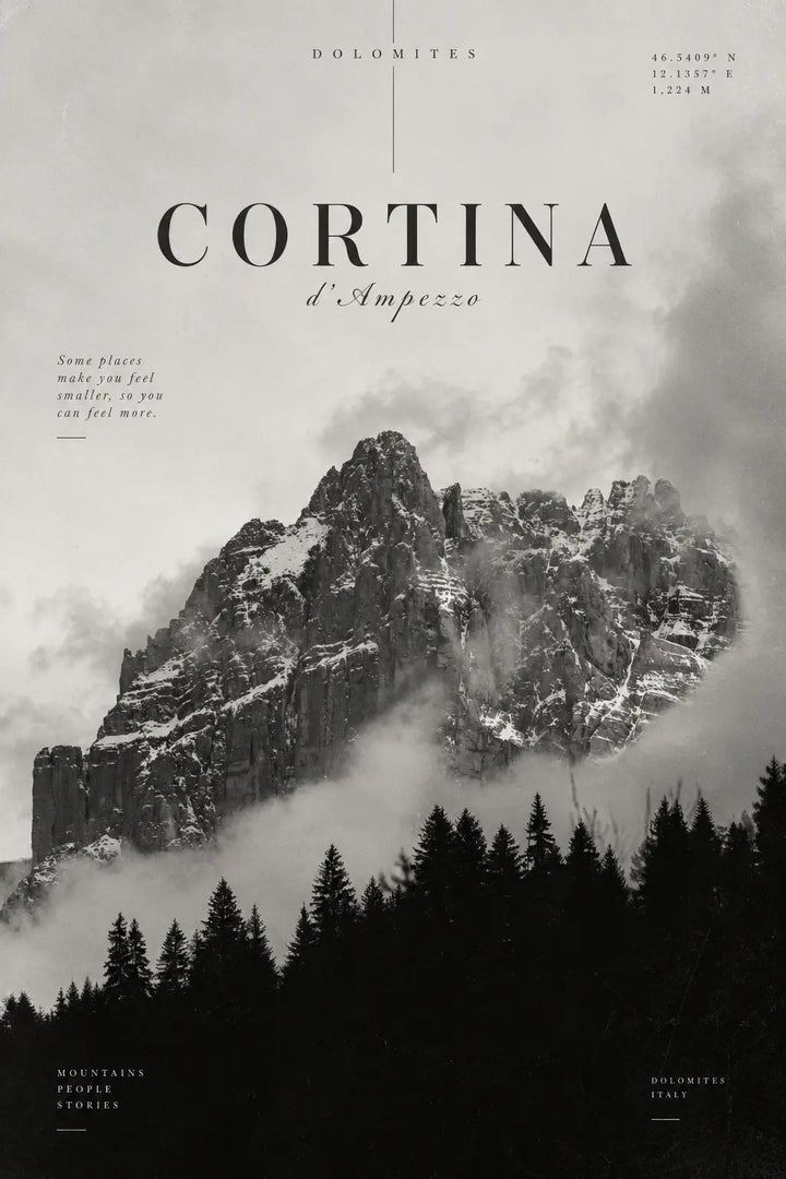 Cortina Berg-Kunstdruck