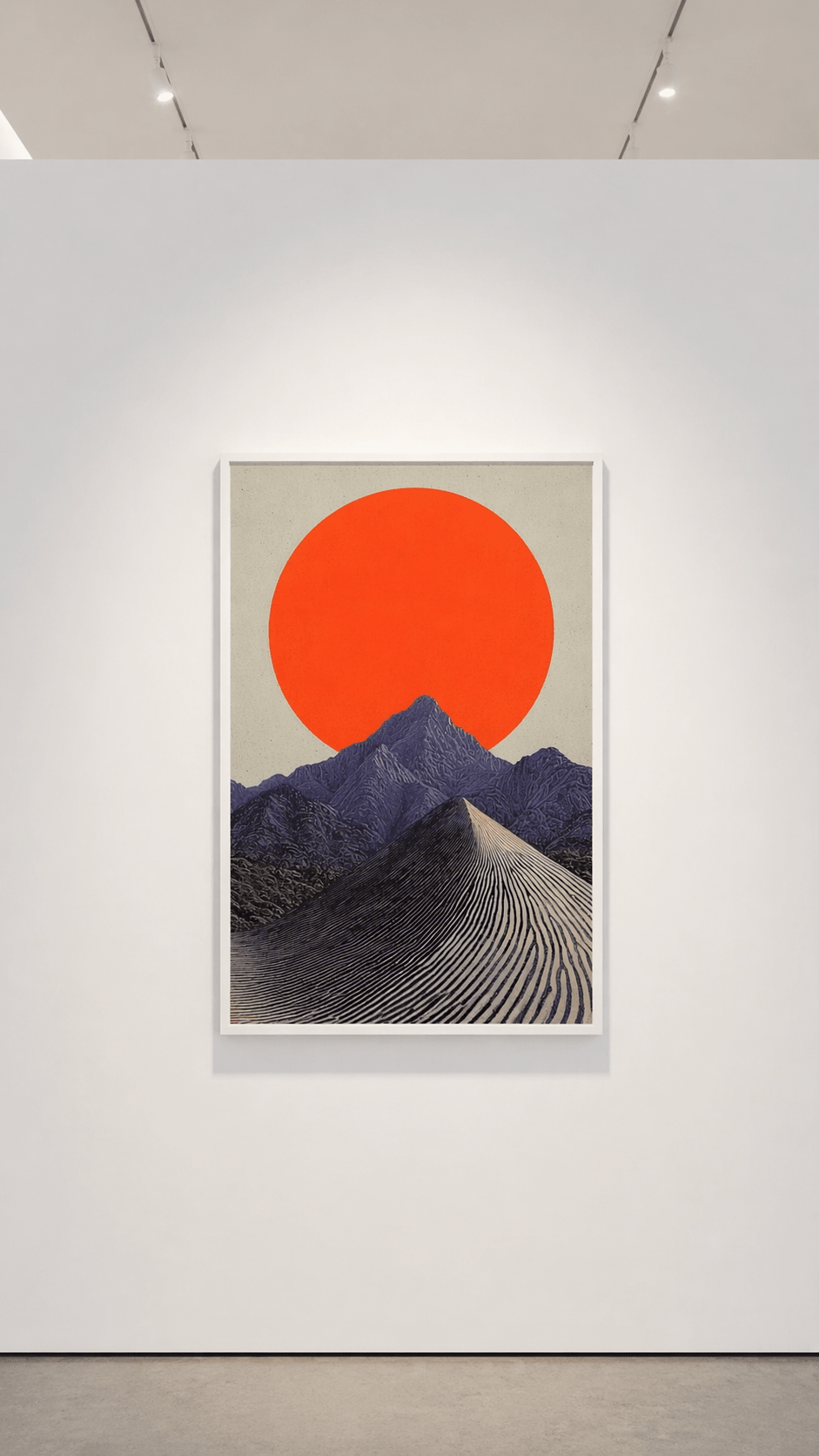 Crimson Sun Over Silent Peaks - Joffzart