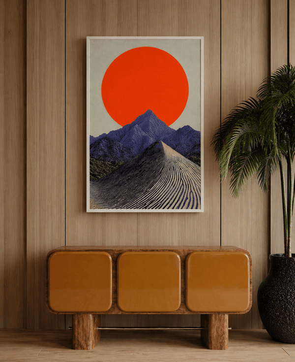 Crimson Sun Over Silent Peaks - Joffzart
