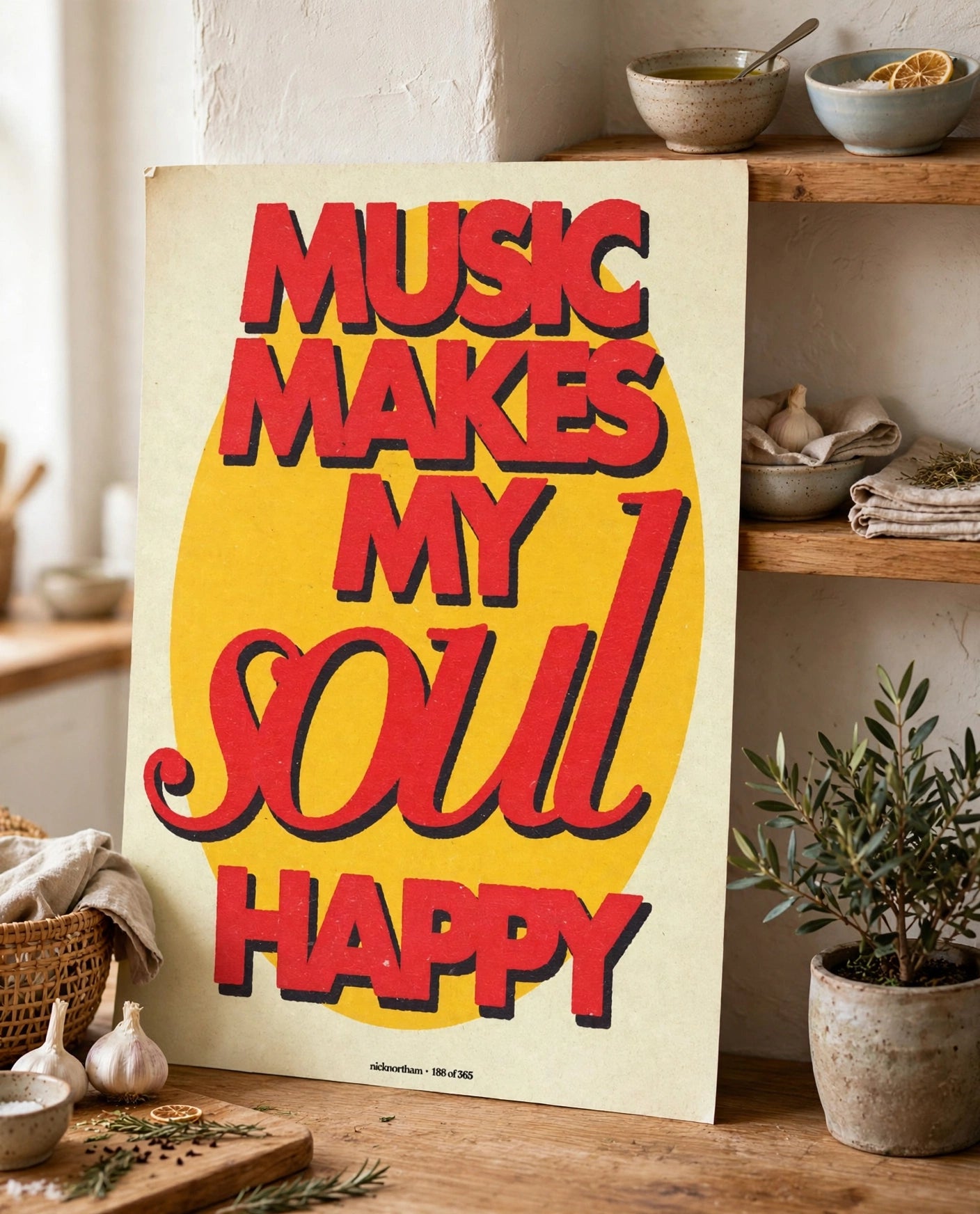 Music Quote Print