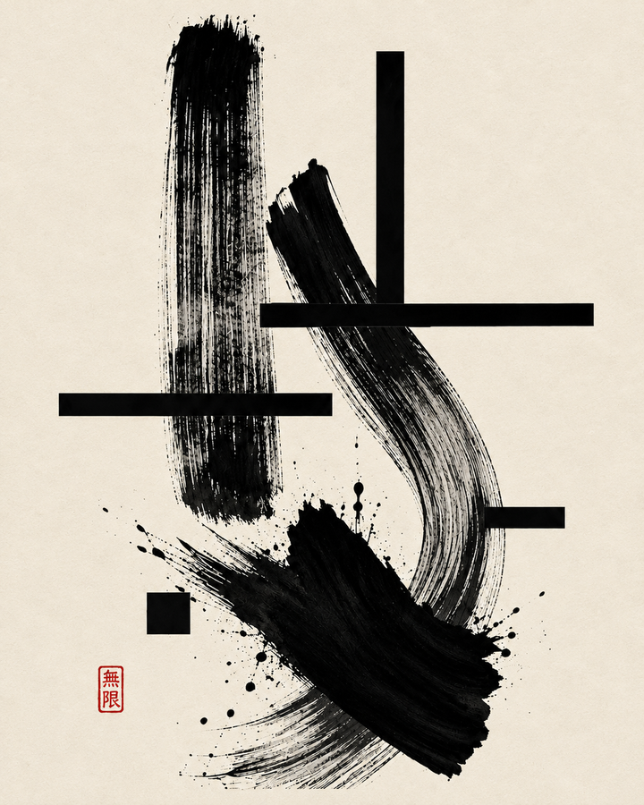Ink Balance Arte Abstracto de Pared