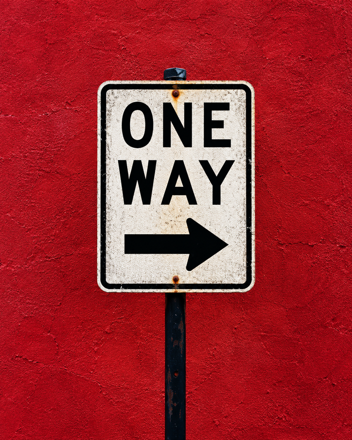 One Way - Lámina gráfica urbana