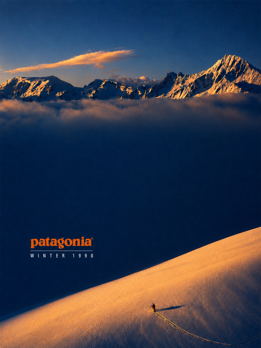Patagonia Sunset Landscape Print
