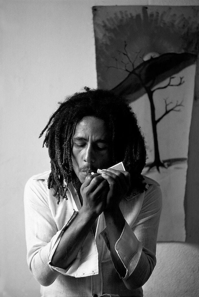 Bob Marley - Póster en blanco y negro
