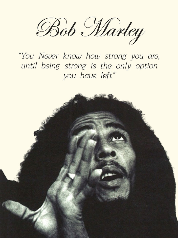 Bob Marley - Póster You Never Know How Strong You Are