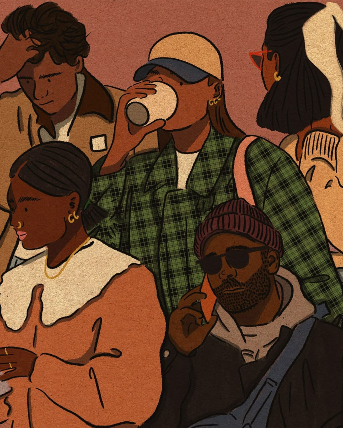 Cafe Society Art Print preview artwork