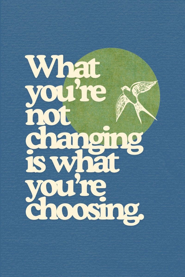 What You’re Choosing - Lámina tipográfica
