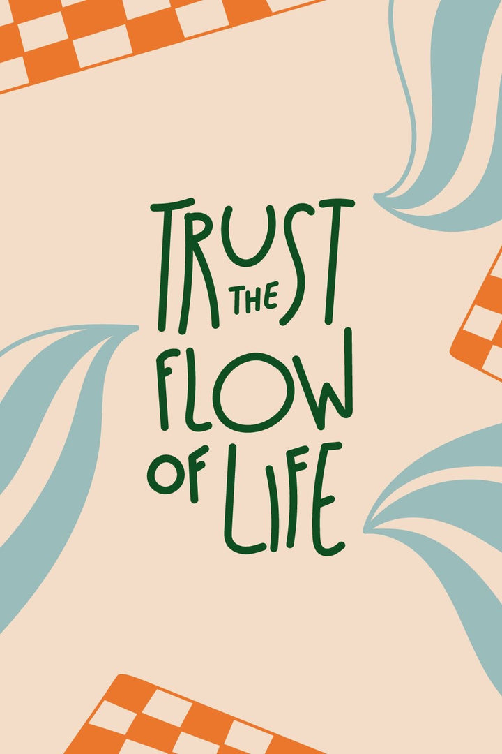 Trust the Flow | Tipografi Sanat Baskısı