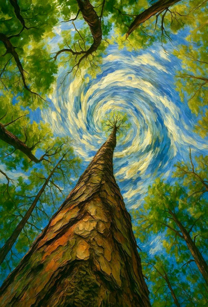 Skyward Spiral Forest | Orman Duvar Sanatı