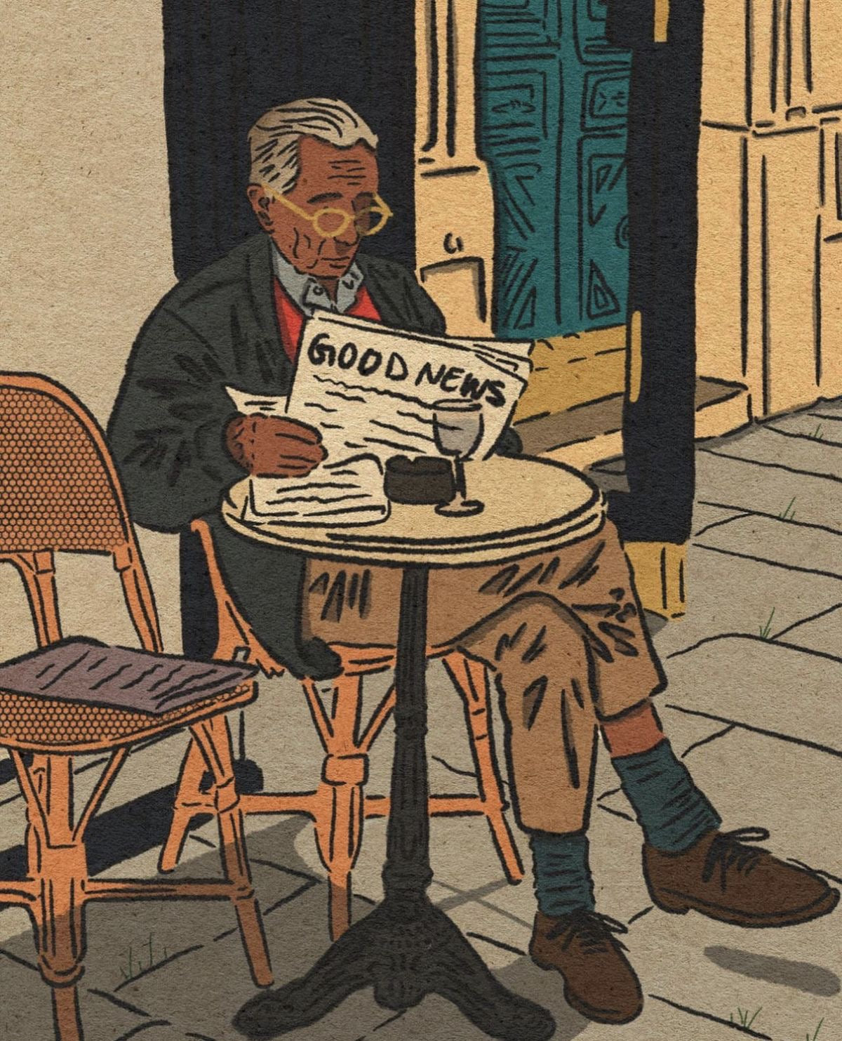 Good News Cafe Wall Art preview artwork