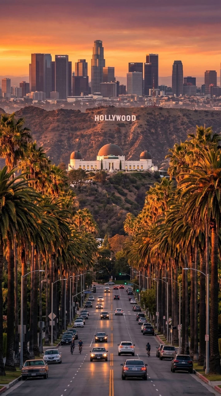 Hollywood Hills - Lámina de Los Ángeles