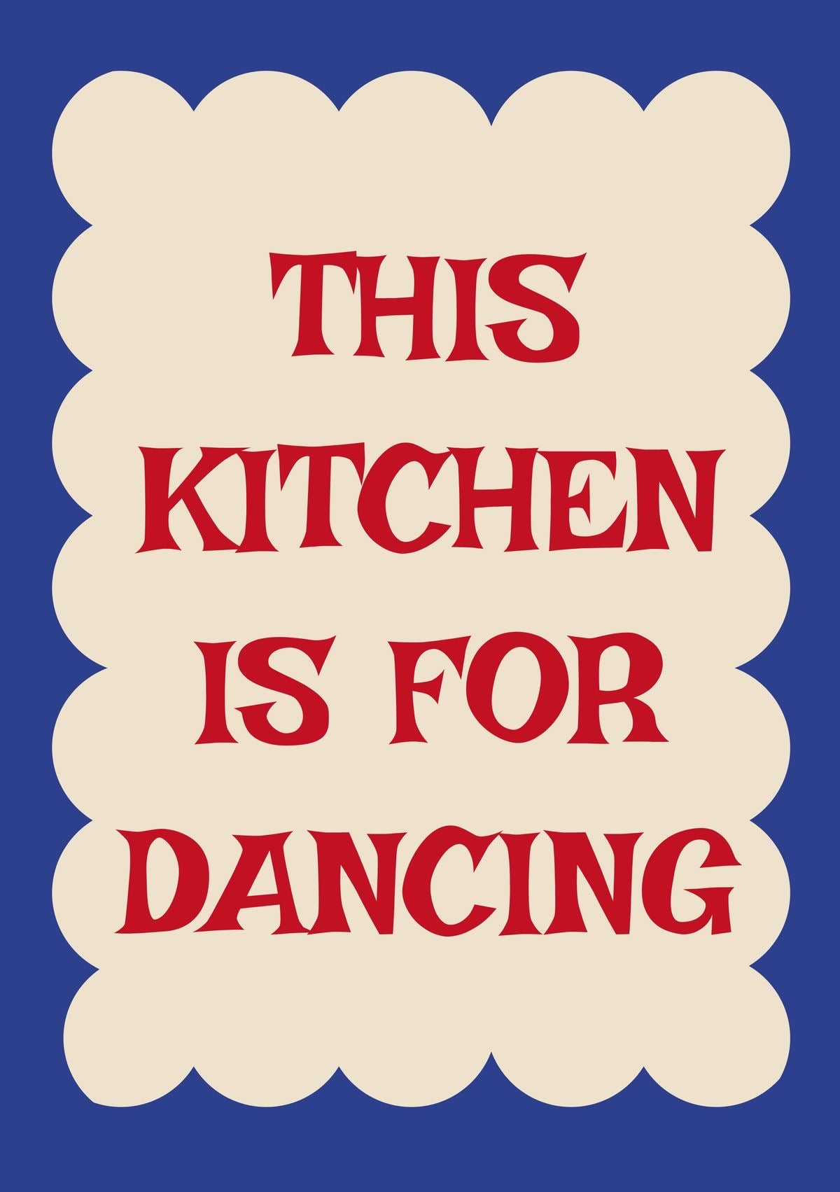 Kitchen Quote Print preview artwork