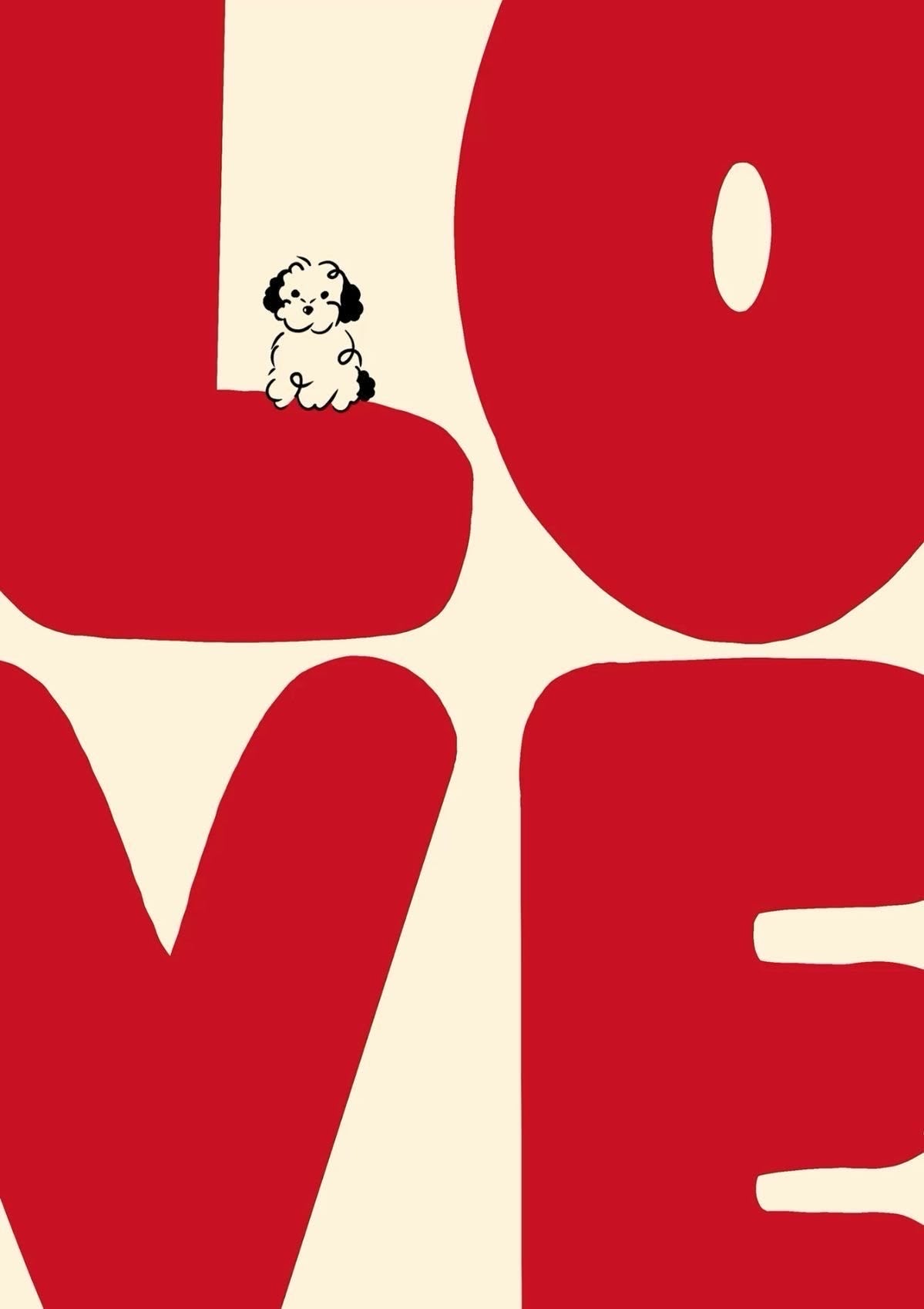 Love Typography Print preview artwork