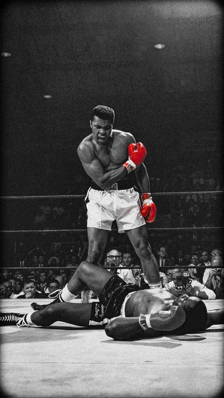 Muhammad Ali Boxing Legend Red Gloves Poster preview artwork
