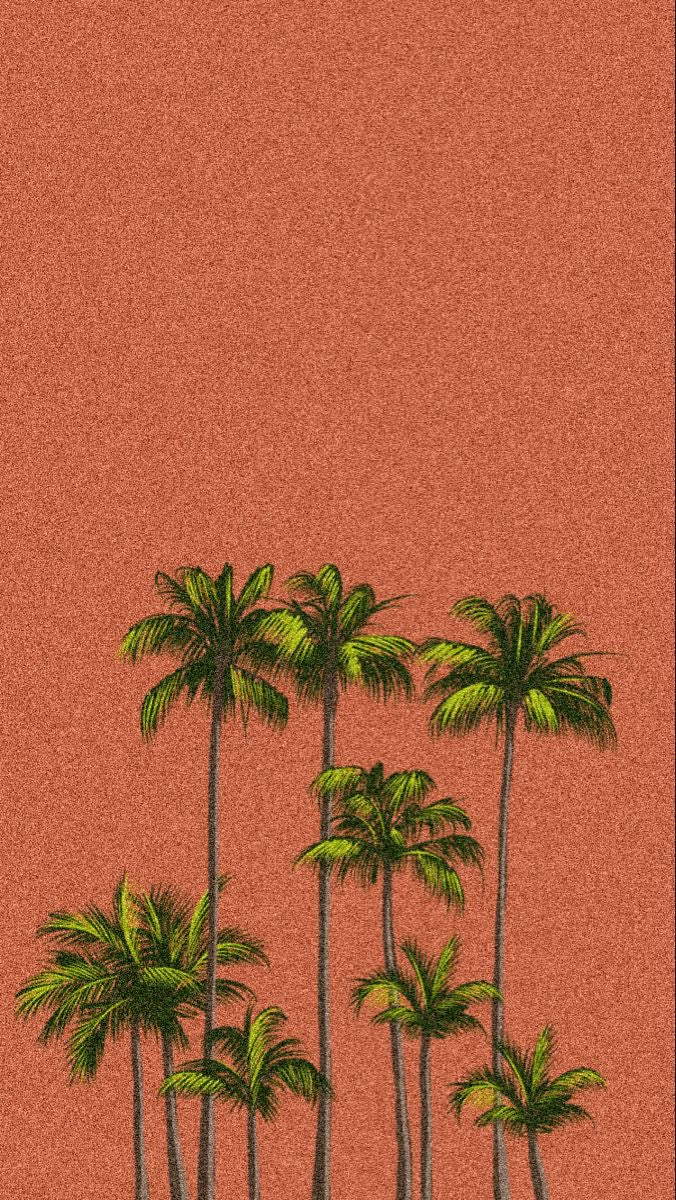 Palm Dusk Mirage coastal wall art preview artwork