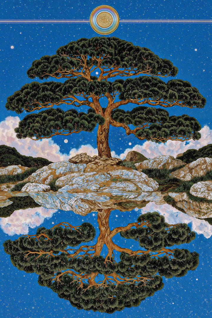 Celestial Pine | Çam Ağacı Sanat Baskısı