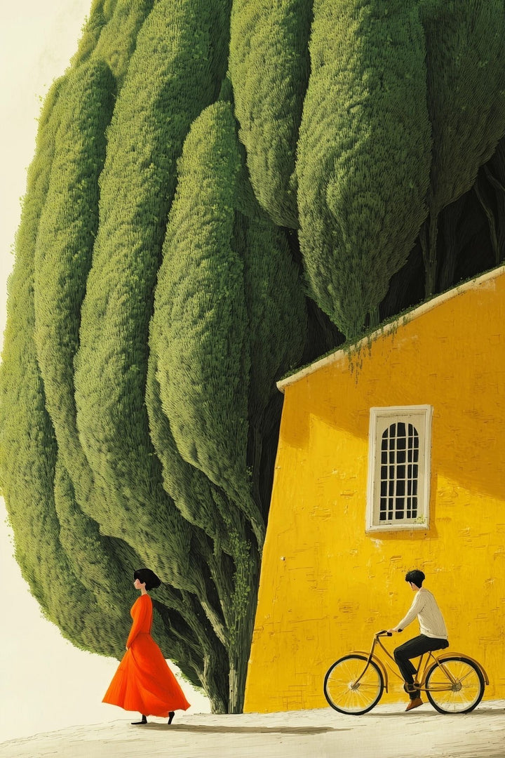 Quiet Street | Lámina Urbana Ilustrada
