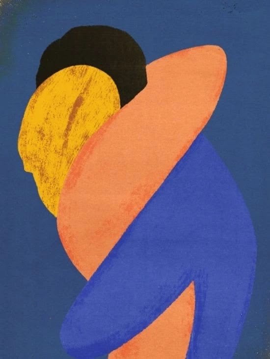 Soft Orbit - Lámina abstracta geométrica