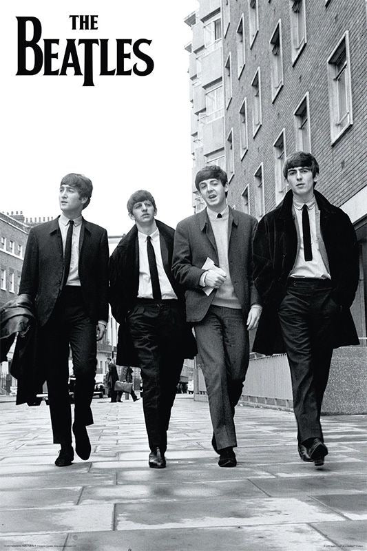 The Beatles Black and White Music Legends Poster preview artwork