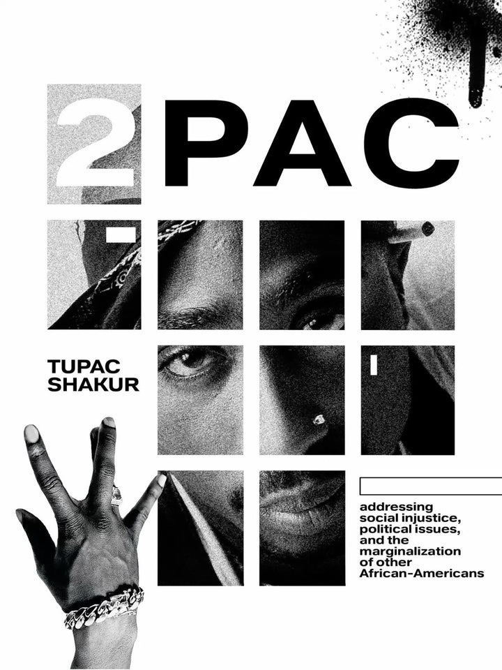 Tupac Shakur 2Pac - Póster de hip-hop