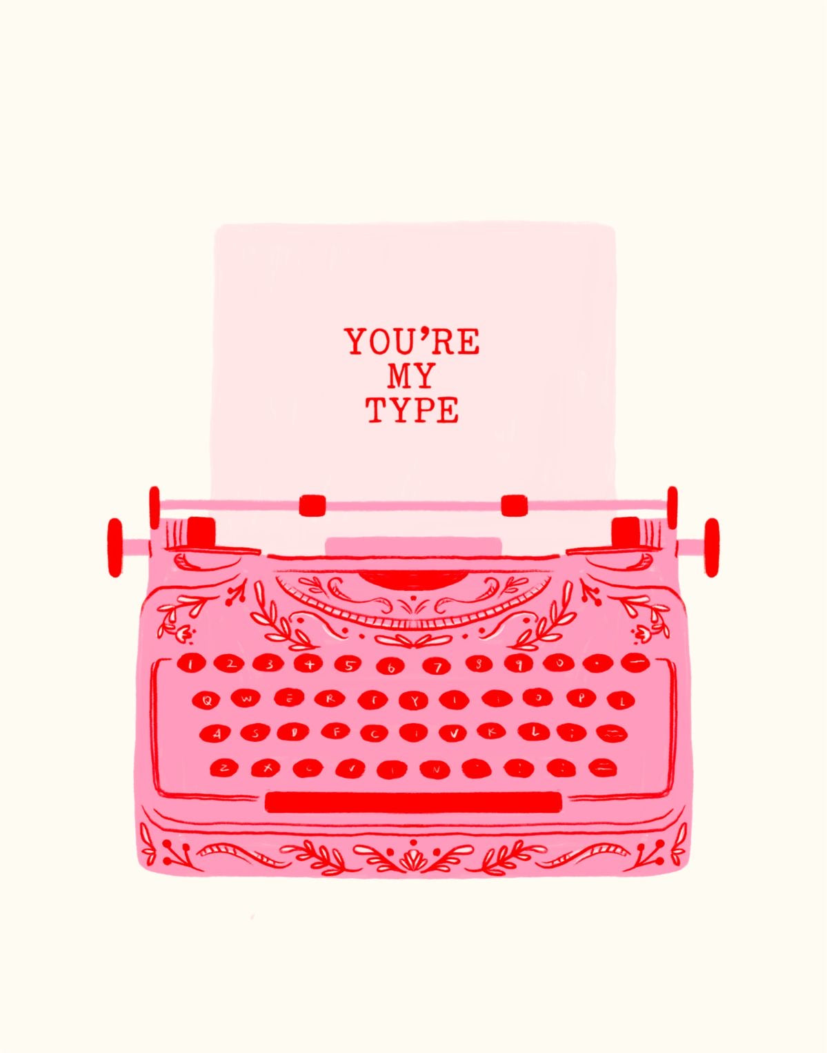 Typewriter Print preview artwork