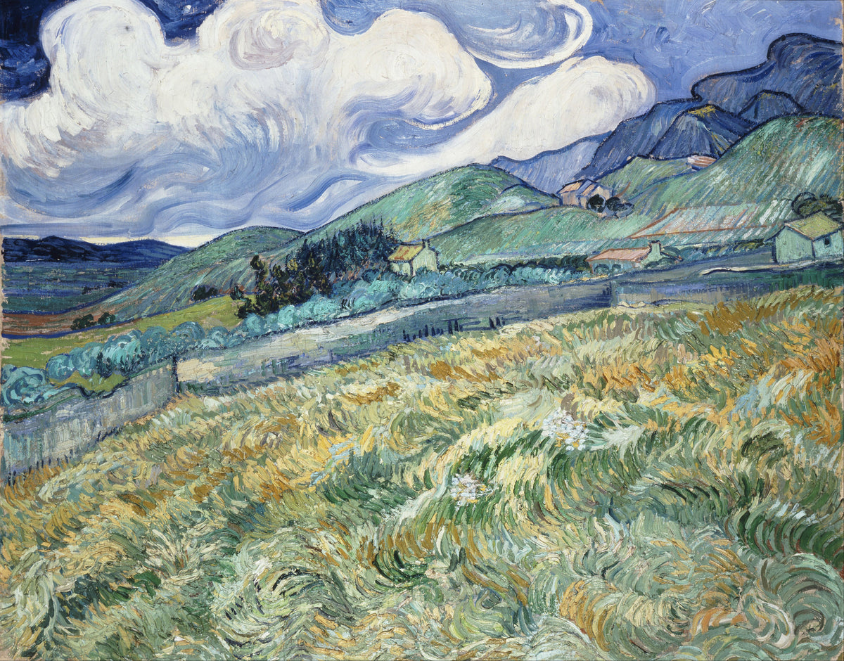 Van Gogh Landscape at Saint Rémy Print preview artwork