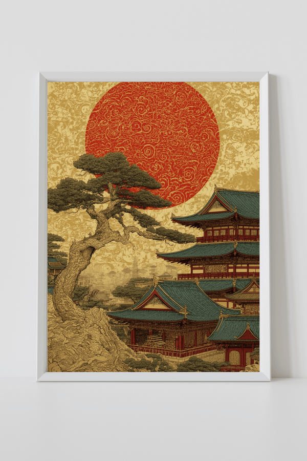 Scarlet Sun Over Kyoto - Joffzart