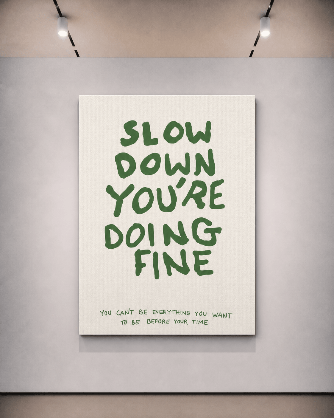 Slow Down, You’re Doing Fine - Joffzart